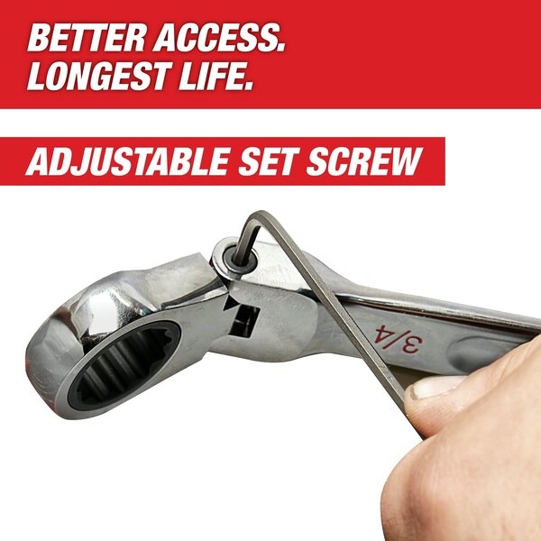 5/8 in. SAE Flex Head Combination Wrench