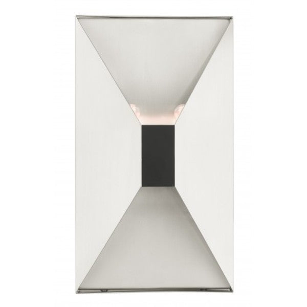 Brushed Nickel ADA Sconce, 2 Light