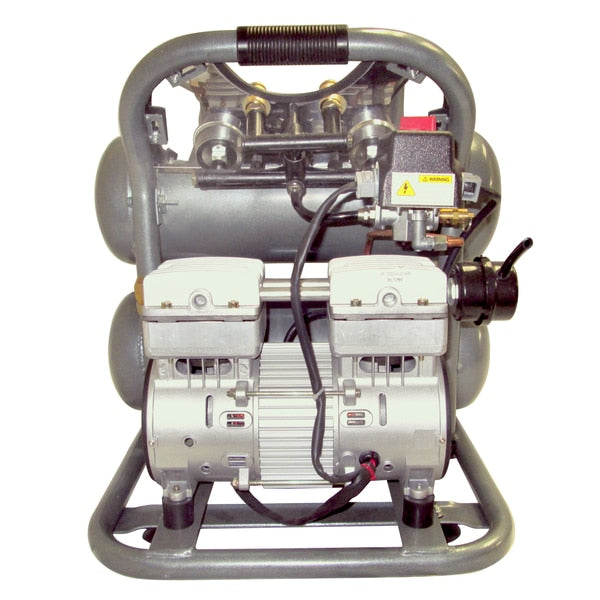 Ultra Quiet Oil-Free Industrial 4.6 gal 1-HP w/Al Tank