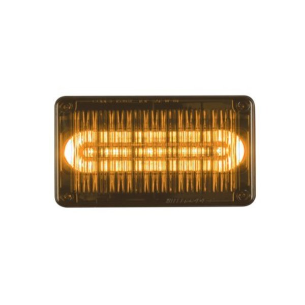 LED PrizmIi, Clear Lens, Red/Amber, 7