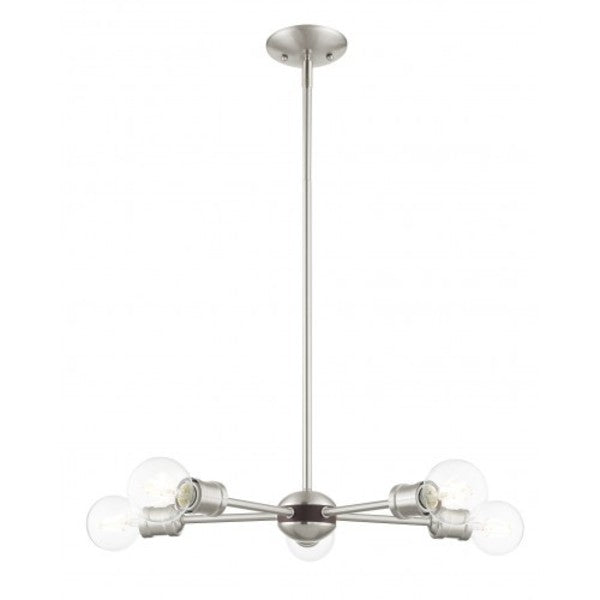 Brushed Nickel with Bronze Accents Chand