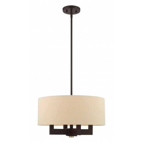 Bronze with Antique Brass Accents Chande