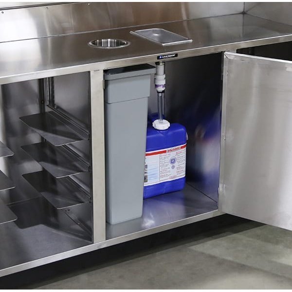 Mobile Bussing Station w/Laminate Exterior-Holds (8) Bus Tubs