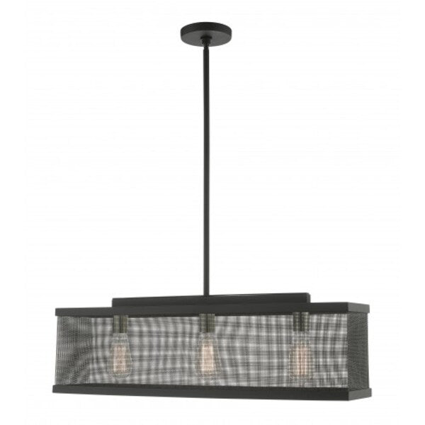 Black with Brushed Nickel Accents Chande