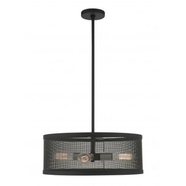 Black with Brushed Nickel Accents Chande