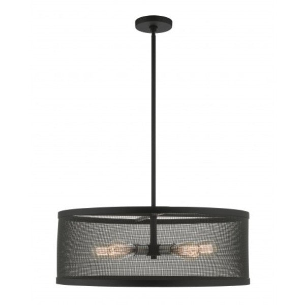 Black with Brushed Nickel Accents Chande