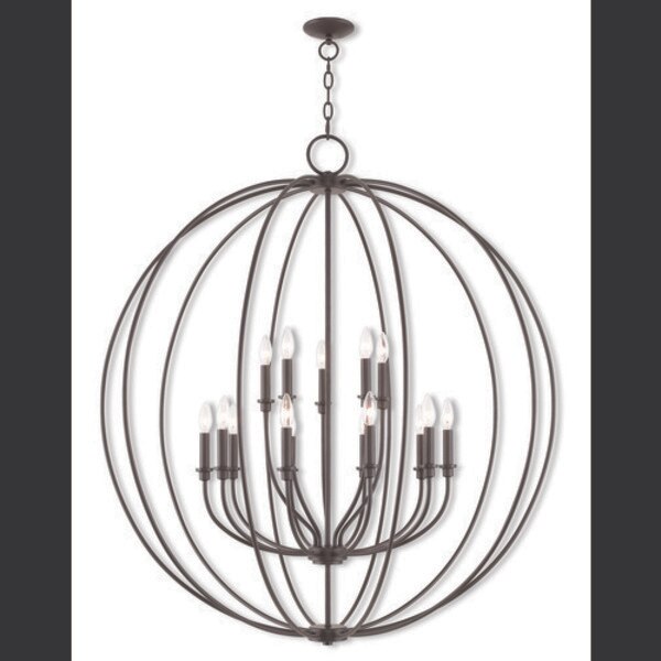 Milania 15 Light Bronze Foyer Chandelier
