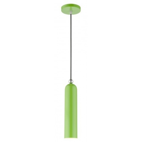 Shiny Apple Green Pendant, 1 Light