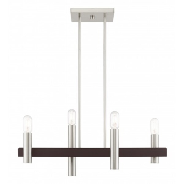 Brushed Nickel with Bronze Accents Chand