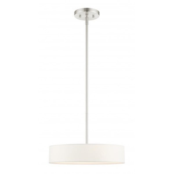 Brushed Nickel Pendant, 4 Light