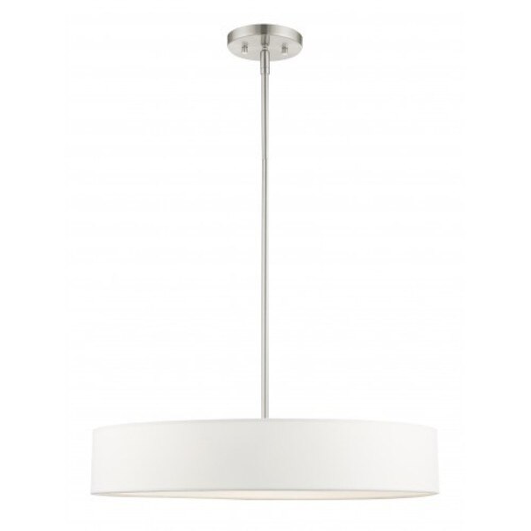 Brushed Nickel Pendant, 4 Light