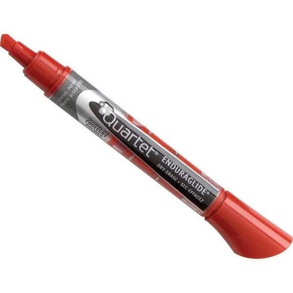 Dry Erase Marker, Chisel Tip, Red, PK12 Low Odor