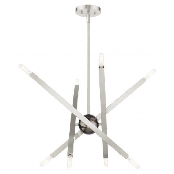 Brushed NickelChandelier, 8 Light