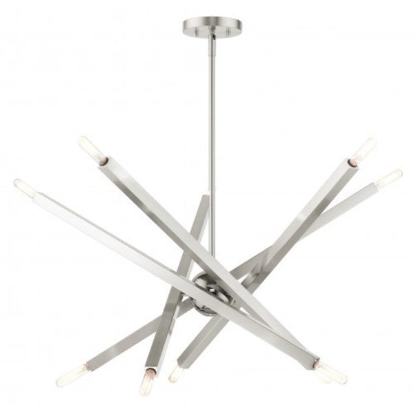 Brushed NickelChandelier, 10 Light