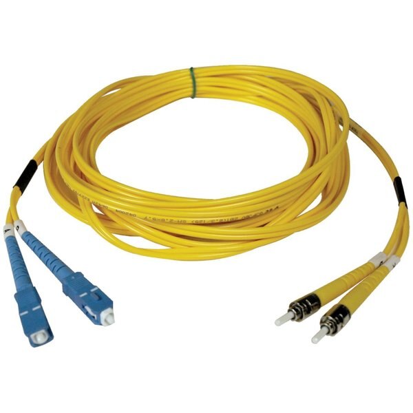 Fiber Optic Cable, Dplx, SMF, 8.3, SC/ST, 2m