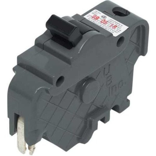 Miniature Circuit Breaker, 20 A, 120V AC, 1 Pole, Plug In Mounting Style, UBIF Series