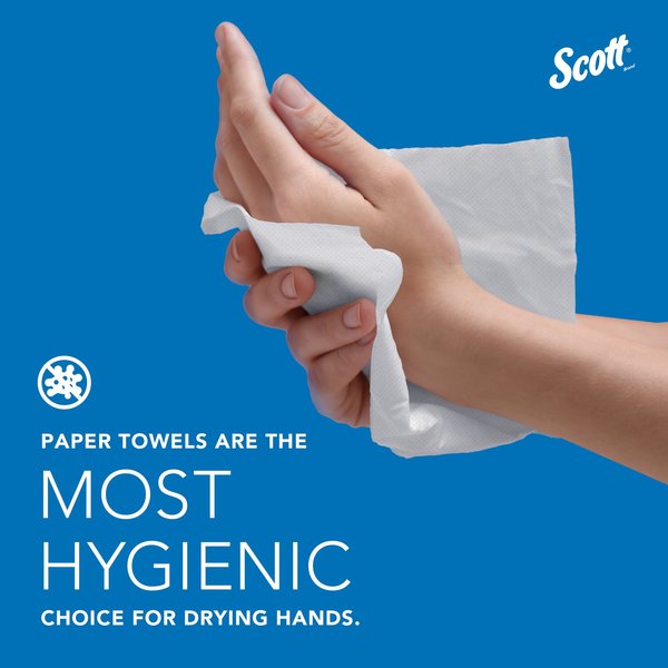 Slimroll Manual Towel Dispenser, White, for Scott Orange Core Towels, 12.65