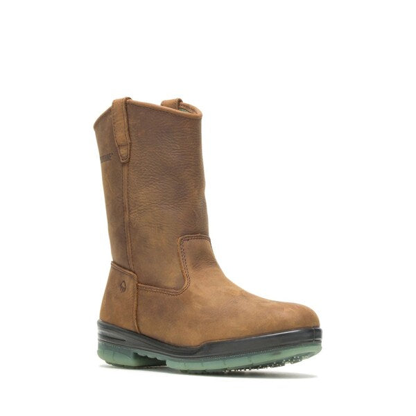Work Boots, 13, M, Brown, Steel, Men's, PR