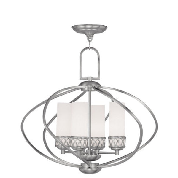 Westfield 4 Light Brushed Nickel Chandelier
