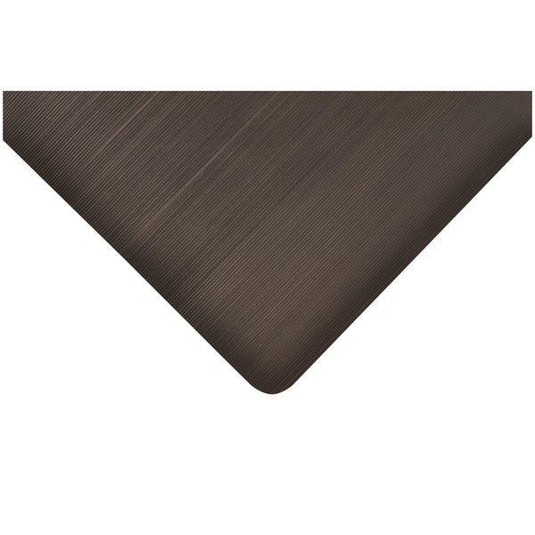 Antifatigue Mat, Black, 5 ft L x 3 ft W, Vinyl Surface With Dense Closed PVC Foam Base, 1/2 in Thick