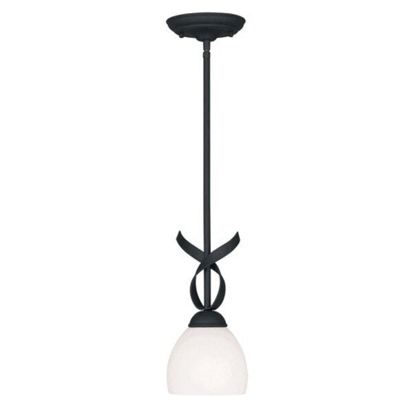Brookside 1 Light Black Mini Pendant