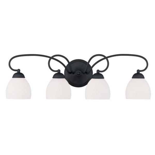 Brookside 4 Light Black Bath Vanity