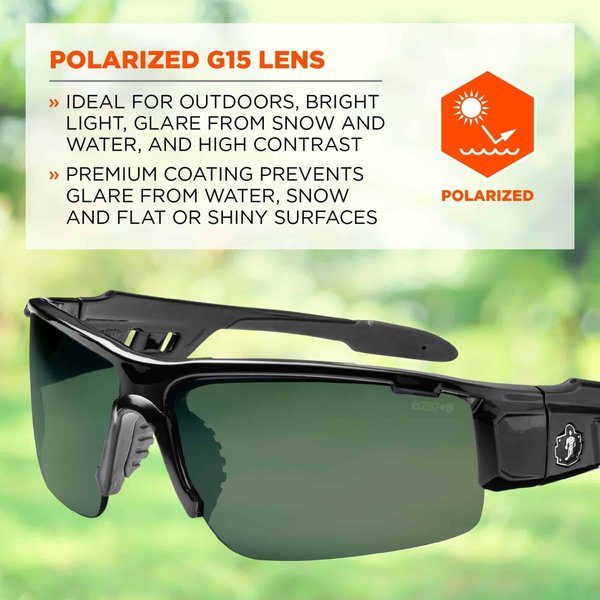 Polarized Safety Glasses, Polarized G16 Scratch-Resistant