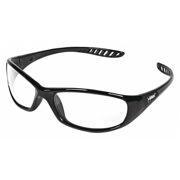 V40 Hellraiser Safety Glasses, Anti-Fog, Scratch Resistant, Black Full-Frame, Clear Lens