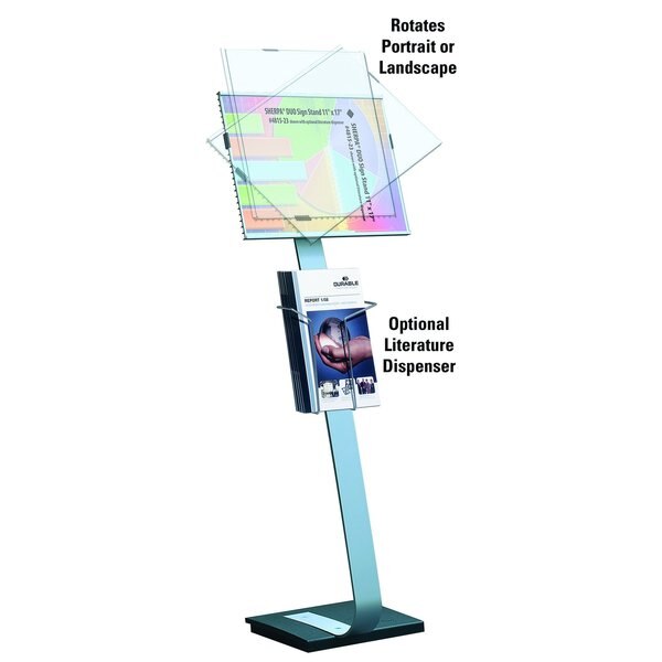 Infobase Duo Tabloid Size Floor Stand
