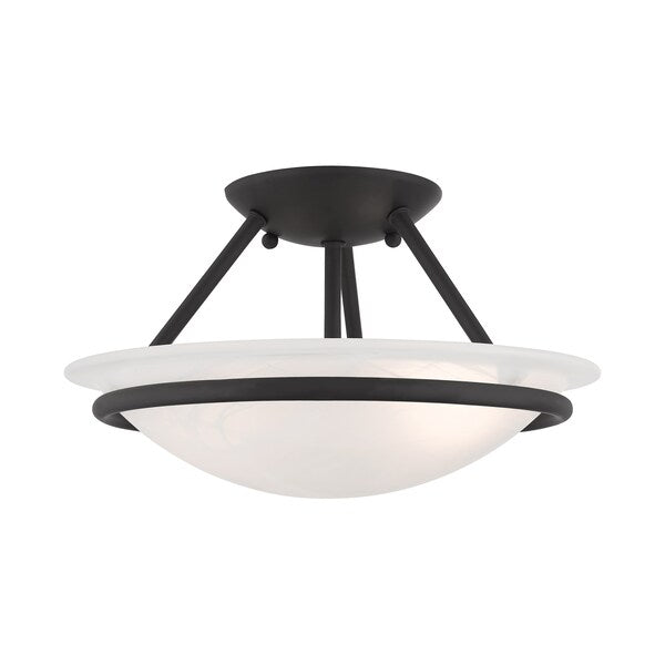 Newburgh 2 Light Black Ceiling Mount