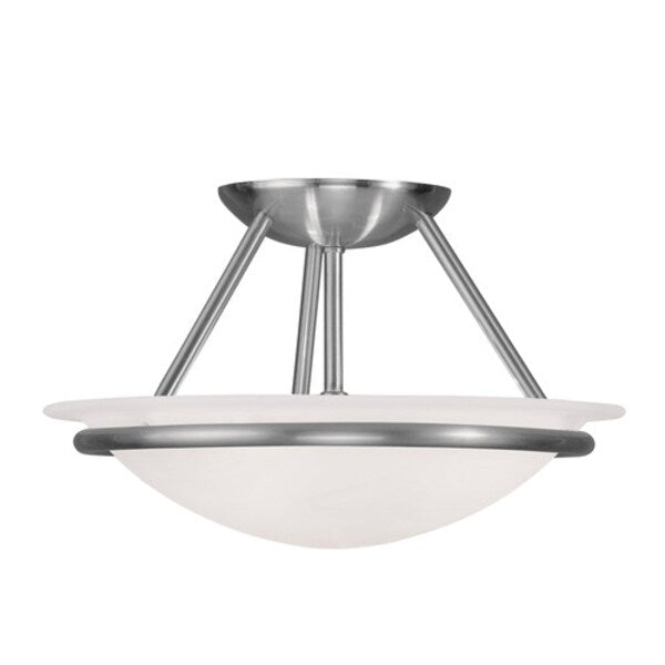 Newburgh 2 Light Brushed Nickel Ceiling Mount