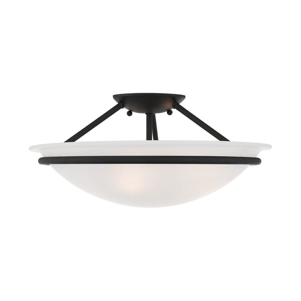 Newburgh 3 Light Black Ceiling Mount