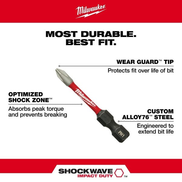 55 pc. SHOCKWAVE Impact Duty Driver Bit Set