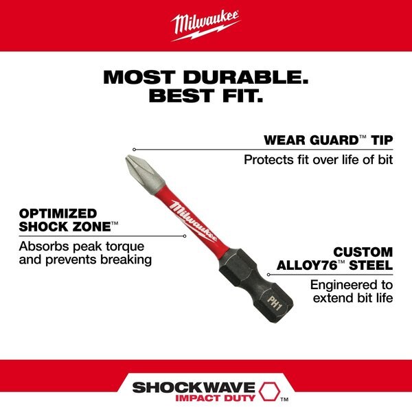 34 pc. SHOCKWAVE Impact Duty Driver Bit Set