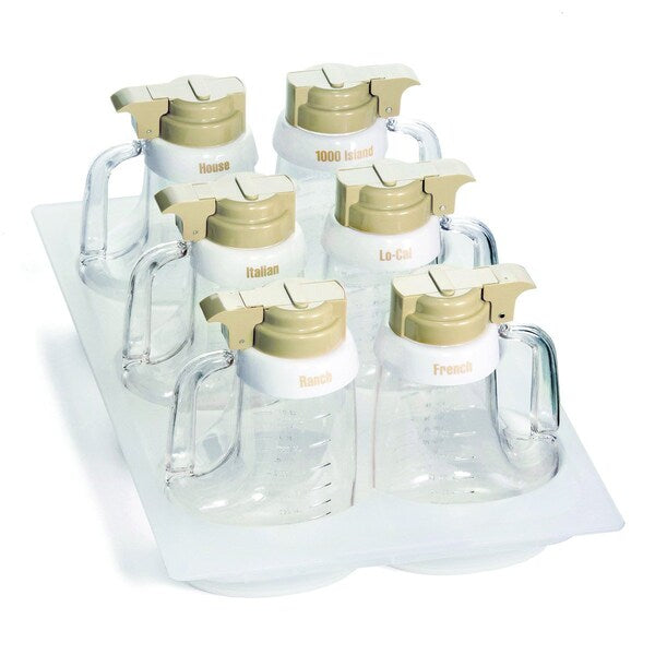 Dressing Dispenser, Polypropylene, 48 oz.