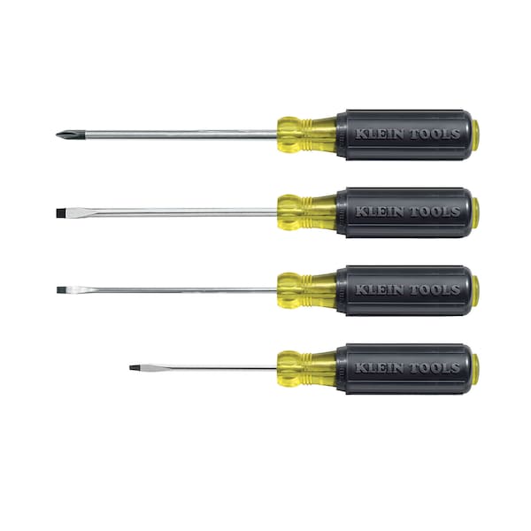 Screwdriver Set, Mini Slotted and Phillips, 4-Piece