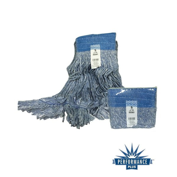 Large Mop, Looped-End, Blue, Blended, PK12