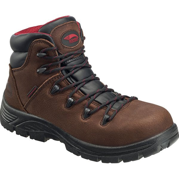 Size 7 Men's Hiker Boot Composite Work Boot, Brown