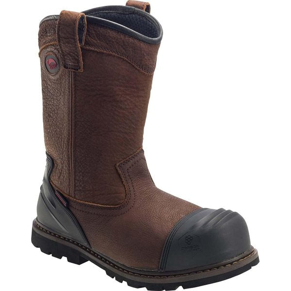 Size 11-1/2 Men's Wellington Boot Composite Work Boot, Brown