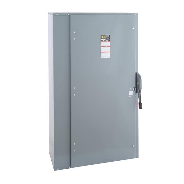 Nonfusible Single Throw Safety Switch, Heavy Duty, 600V AC/DC, 3PST