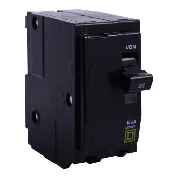 Miniature Circuit Breaker, 15, 120/240VAC, 2 Pole, Plug-In Mounting Style, QO Series