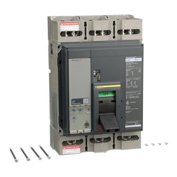 Molded Case Circuit Breaker, 800, 600VAC, 3 Pole