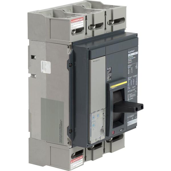 Molded Case Circuit Breaker, 800, 600VAC, 3 Pole