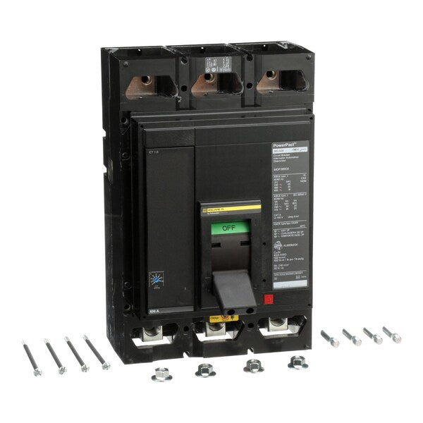 Molded Case Circuit Breaker, 600, 600VAC, 3 Pole, Unit Mount Lug Mounting Style