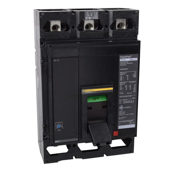 Molded Case Circuit Breaker, 800, 600VAC, 3 Pole, Unit Mount Lug Mounting Style