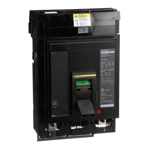 Molded Case Circuit Breaker, 800, 600VAC, 3 Pole, I-Line Bracket Mounting Style