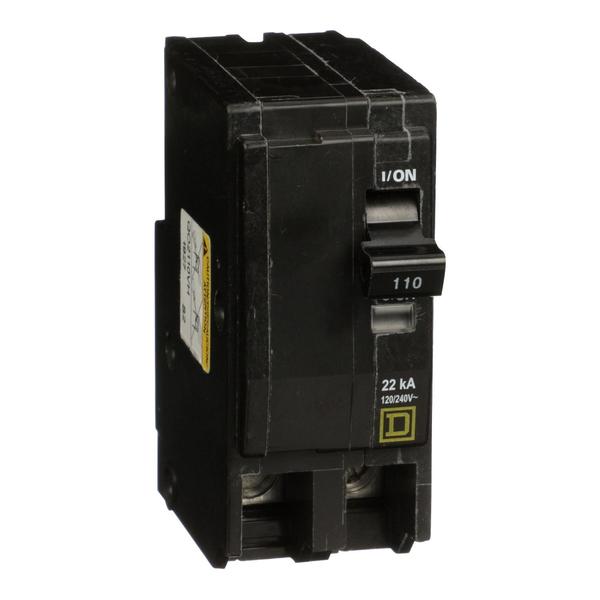 Miniature Circuit Breaker, 110, 120/240VAC, 2 Pole, Plug-In Mounting Style, QO Series