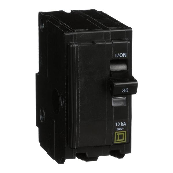 Miniature Circuit Breaker, 30, 240VAC, 2 Pole, Plug-In Mounting Style, QO Series