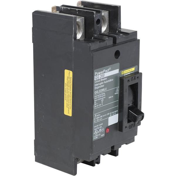 Molded Case Circuit Breaker, 200, 240VAC, 2 Pole, Unit Mount Lug Mounting Style