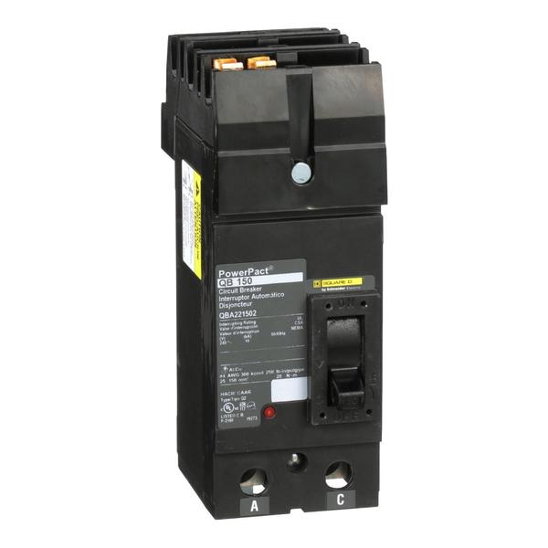 Molded Case Circuit Breaker, 150, 240VAC, 2 Pole, I-Line Bracket Mounting Style